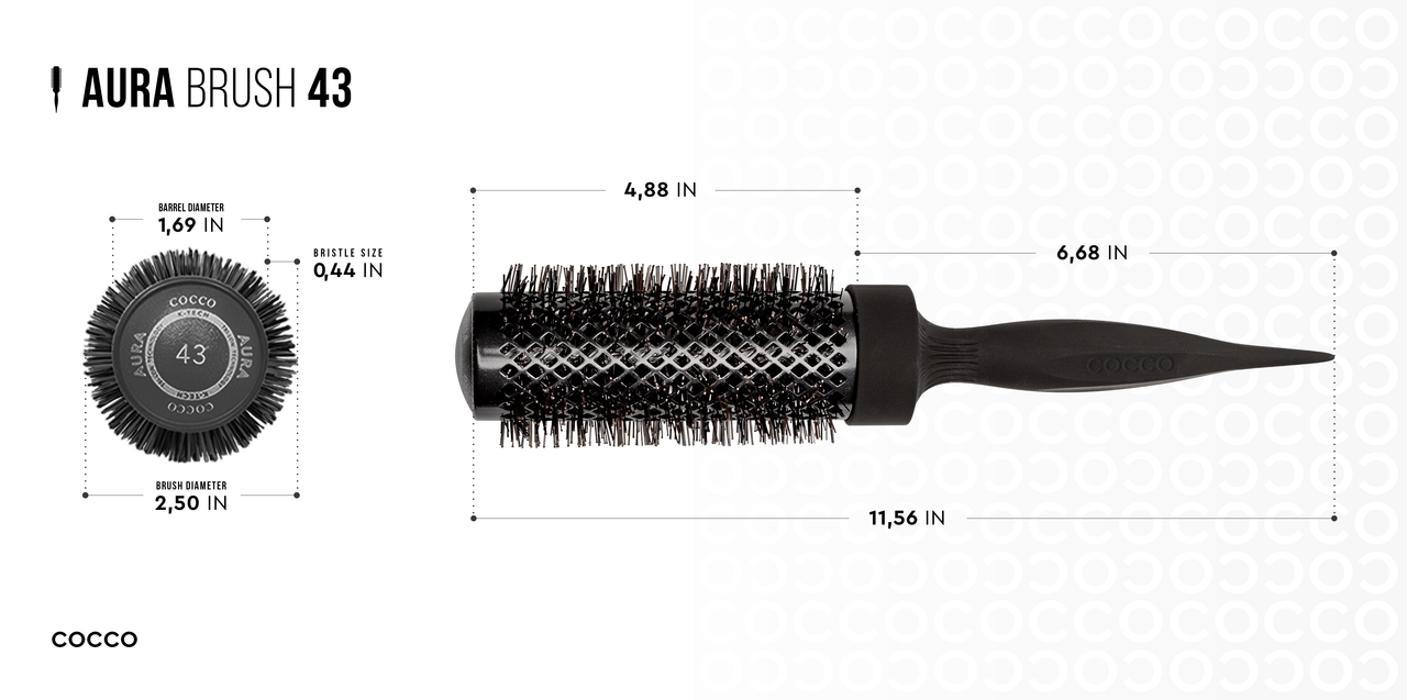COCCO® Aura Brush Set (Pink) Cocco Hair Professional