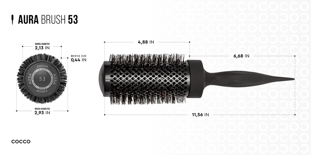 COCCO® Aura Brush Set (Pink) Cocco Hair Professional