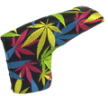 Weed All-Over Embroidered Putter Cover - Blade by ReadyGOLF