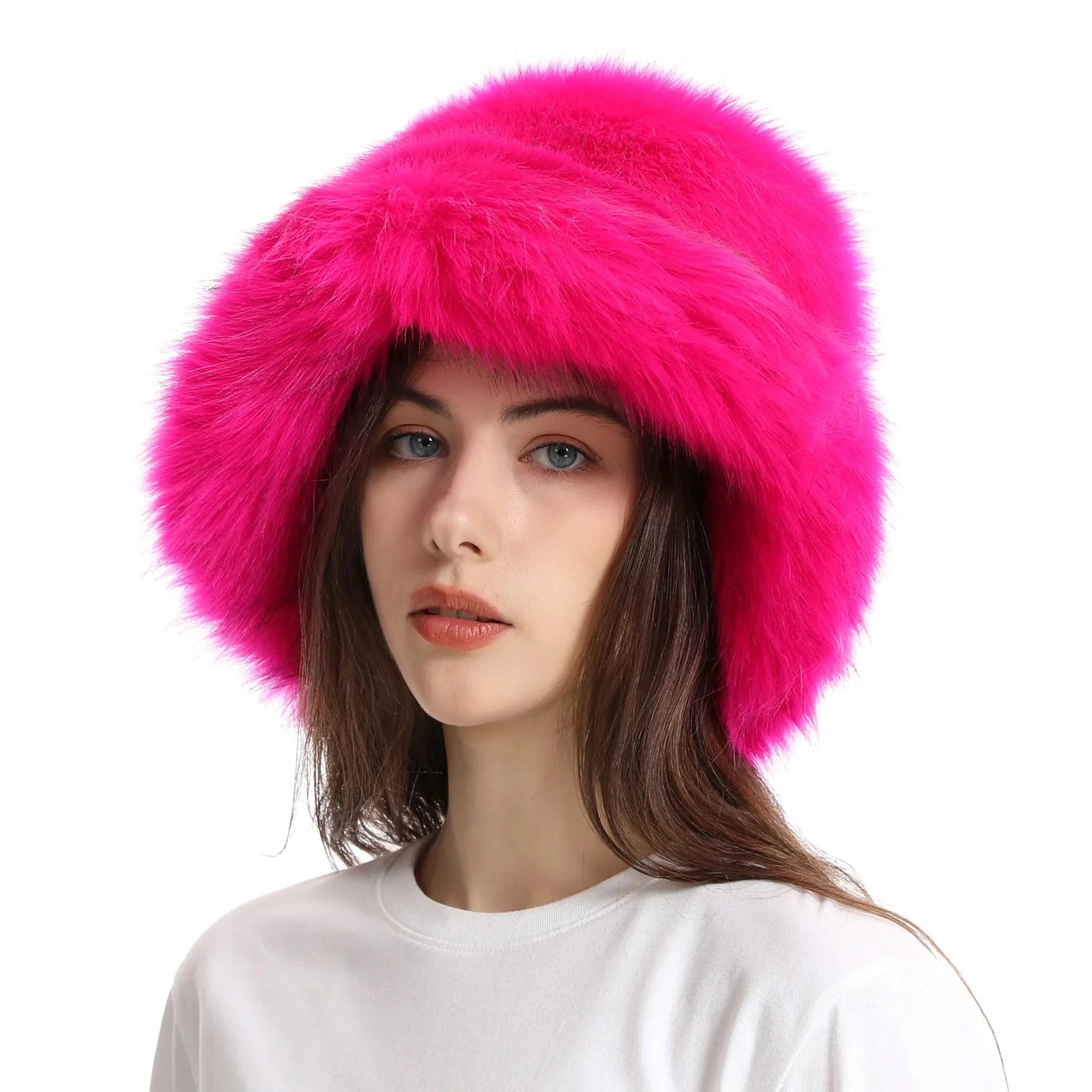 Women's Fur Snow Boots with Hat. BLAKESTORE-NG