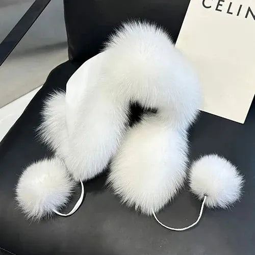 Women’s Real Fox Fur Hat BLAKESTORE-NG