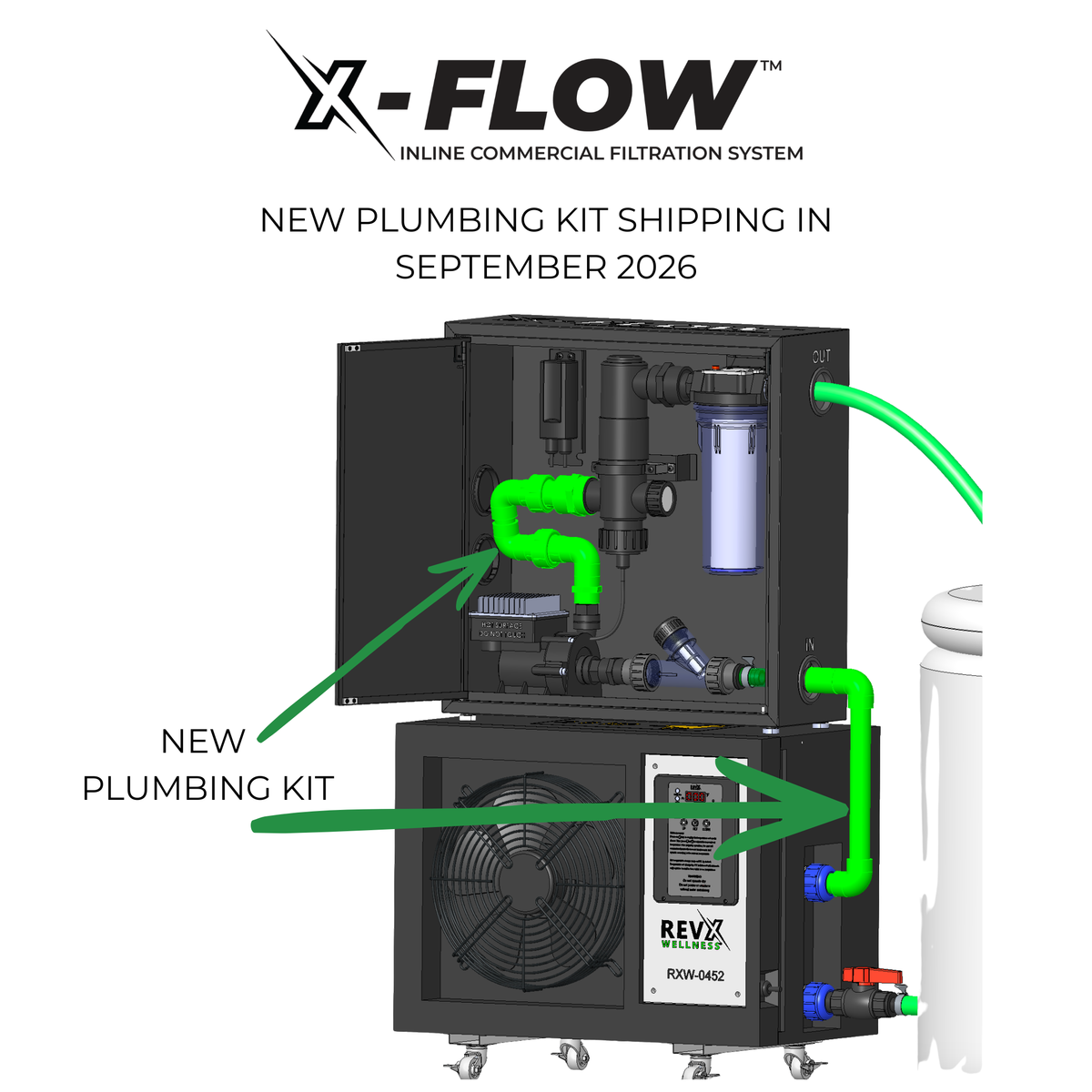 RevX X-FLOW Cold Plunge Filtration System RevX Wellness