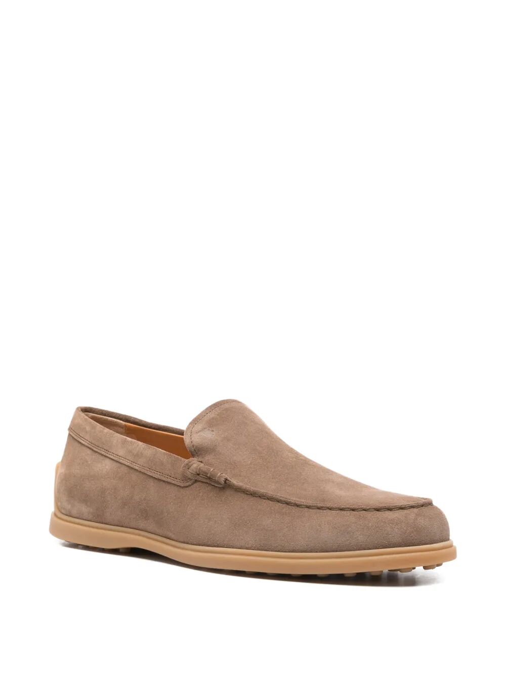 TOD'S Suede Loafers with Rubber Sole for Men Banlieue91