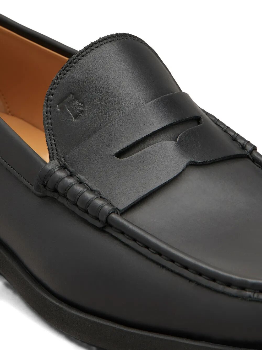 TOD'S Men's Leather Penny Loafers Banlieue91