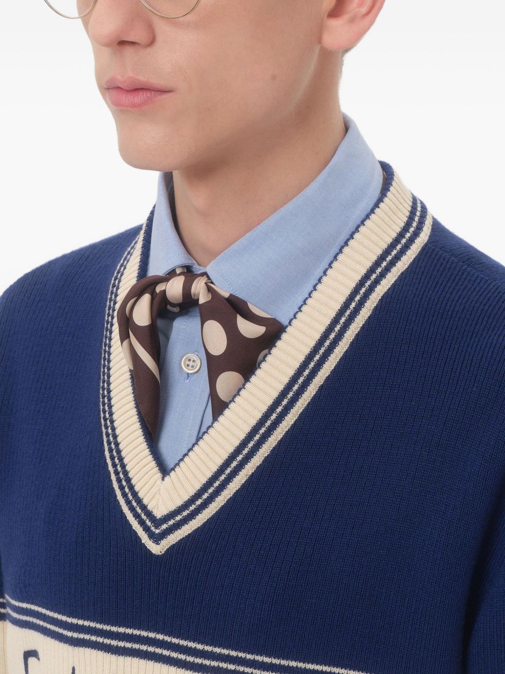 VALENTINO GARAVANI Ribbed Knit Beanie with Turn Up Brim