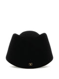 VALENTINO GARAVANI Merino Wool Rounded Crown Hat