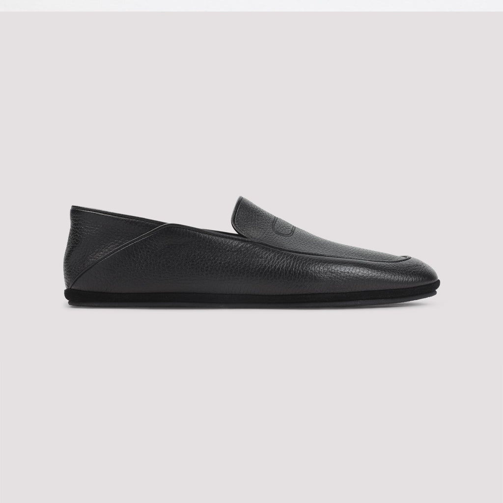 JOHN LOBB Grained Leather Kingstone Loafers for Men Banlieue91