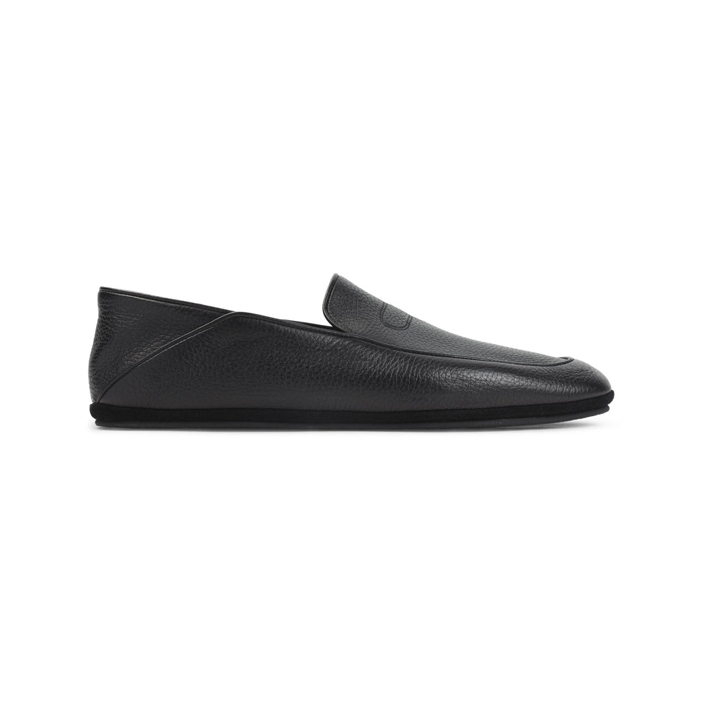 JOHN LOBB Grained Leather Kingstone Loafers for Men Banlieue91