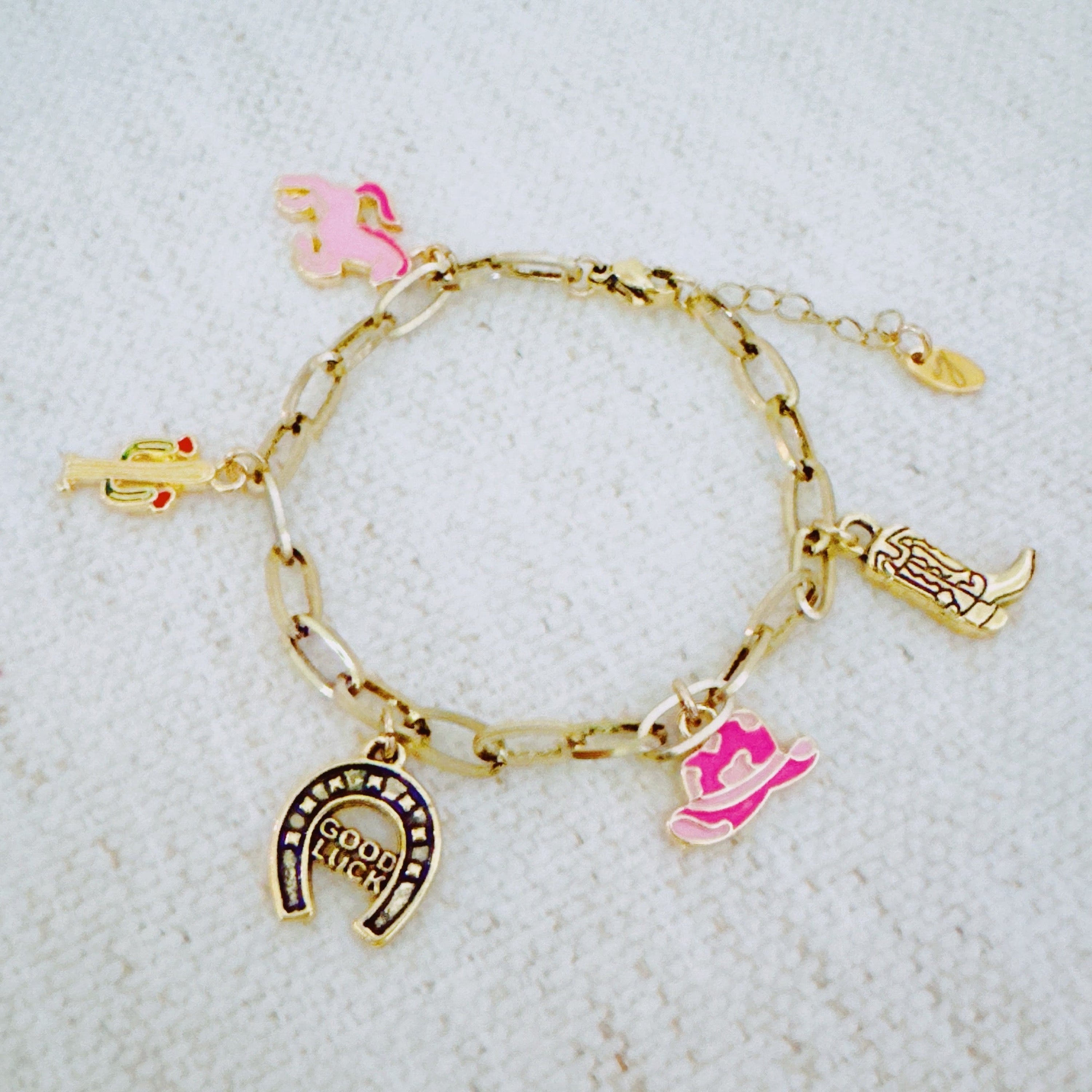 Yeehaw Rodeo Charm Bracelet – Western Icons Ellisonyoung.com