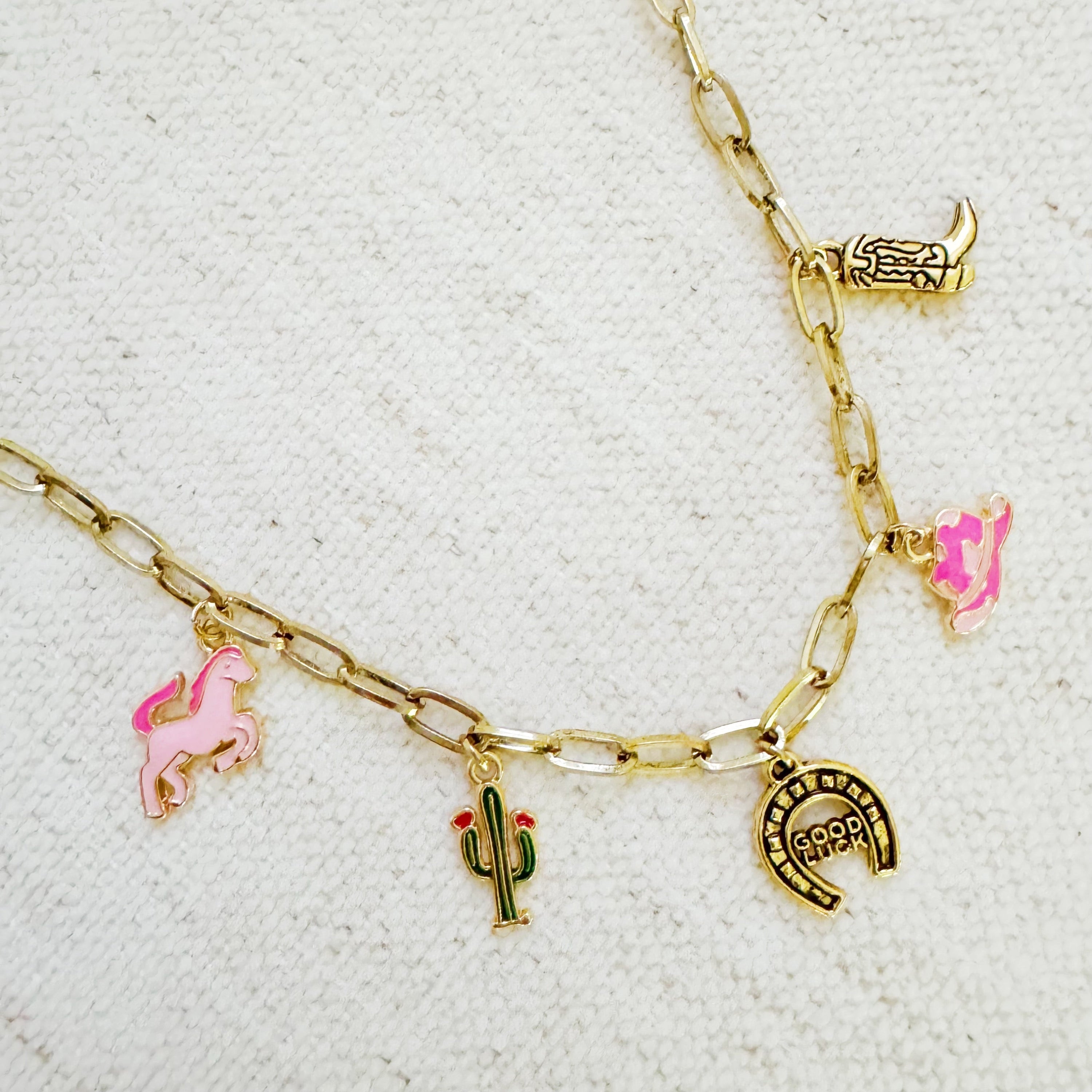 Yeehaw Rodeo Charm Necklace – Western Icons Ellisonyoung.com