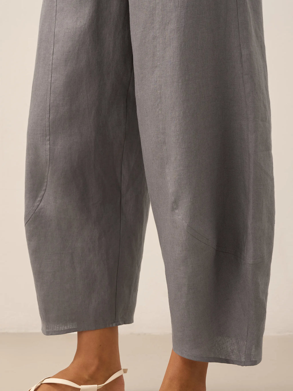 100% Linen Classic Ankle Pants ZOE LINTICO