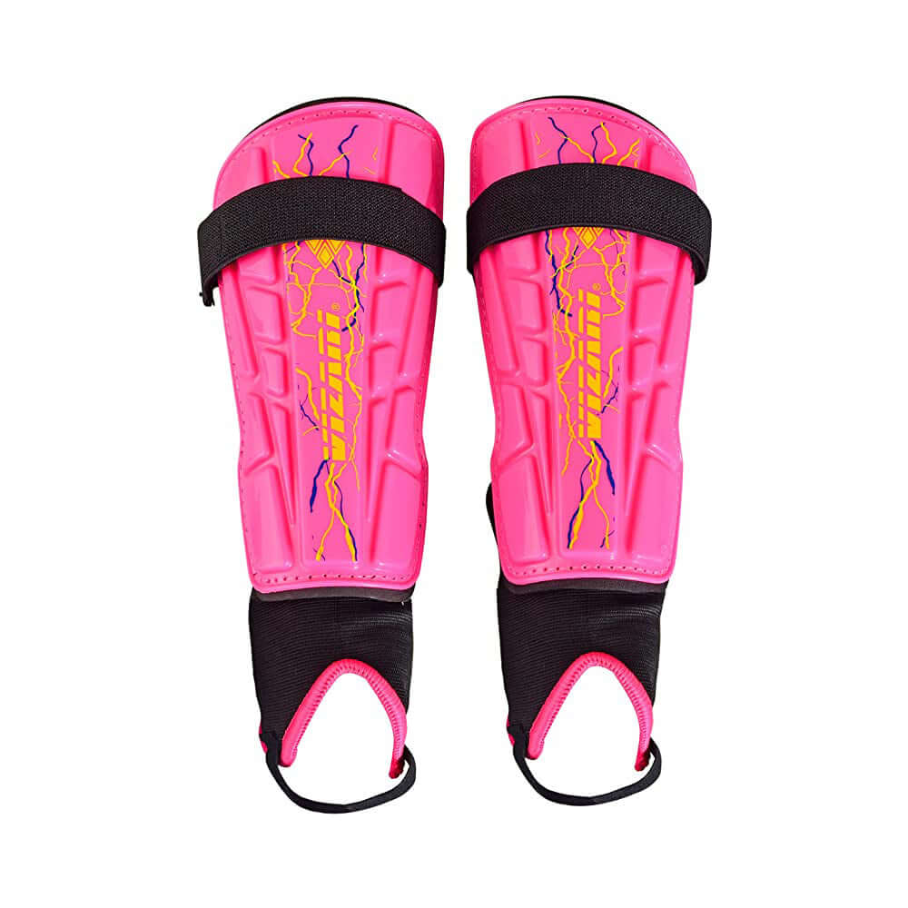 Zodiac Soccer Shin Guard with Detachable Ankle Protection-Pink Vizari Sports