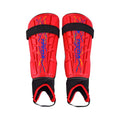 Zodiac Soccer Shin Guard with Detachable Ankle Protection-Red