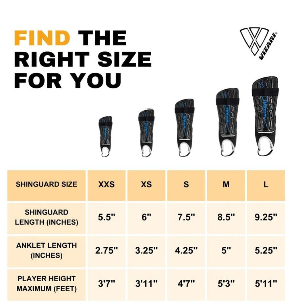 Vizari Zodiac Soccer Shin Guard with Detachable Ankle Protection – Red Vizari Sports