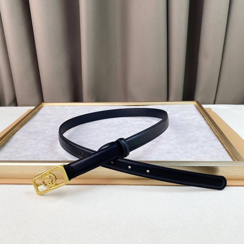 GUCCI Embellished coated-canvas and leather belt 'Black' Banlieue91