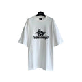 Balenciaga White T-Shirt Without Collar Banlieue91