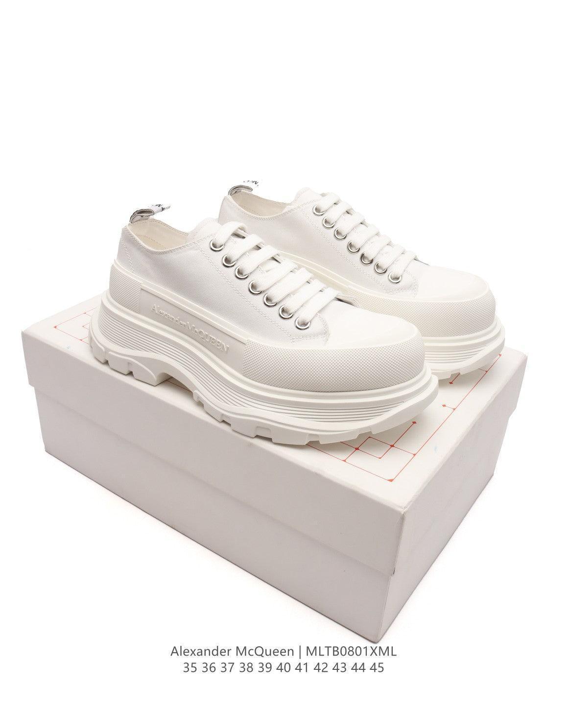 Alexander McQueen Women Tread Slick lace-up Sneakers