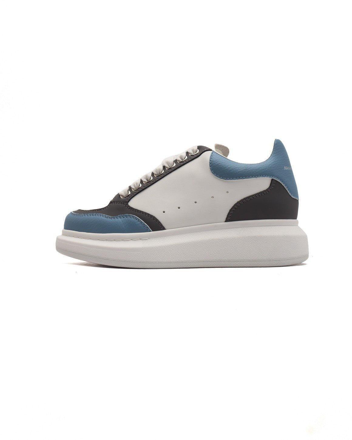 Alexander McQueen Men's Oversized Larry Leather Low-Top Sneakers