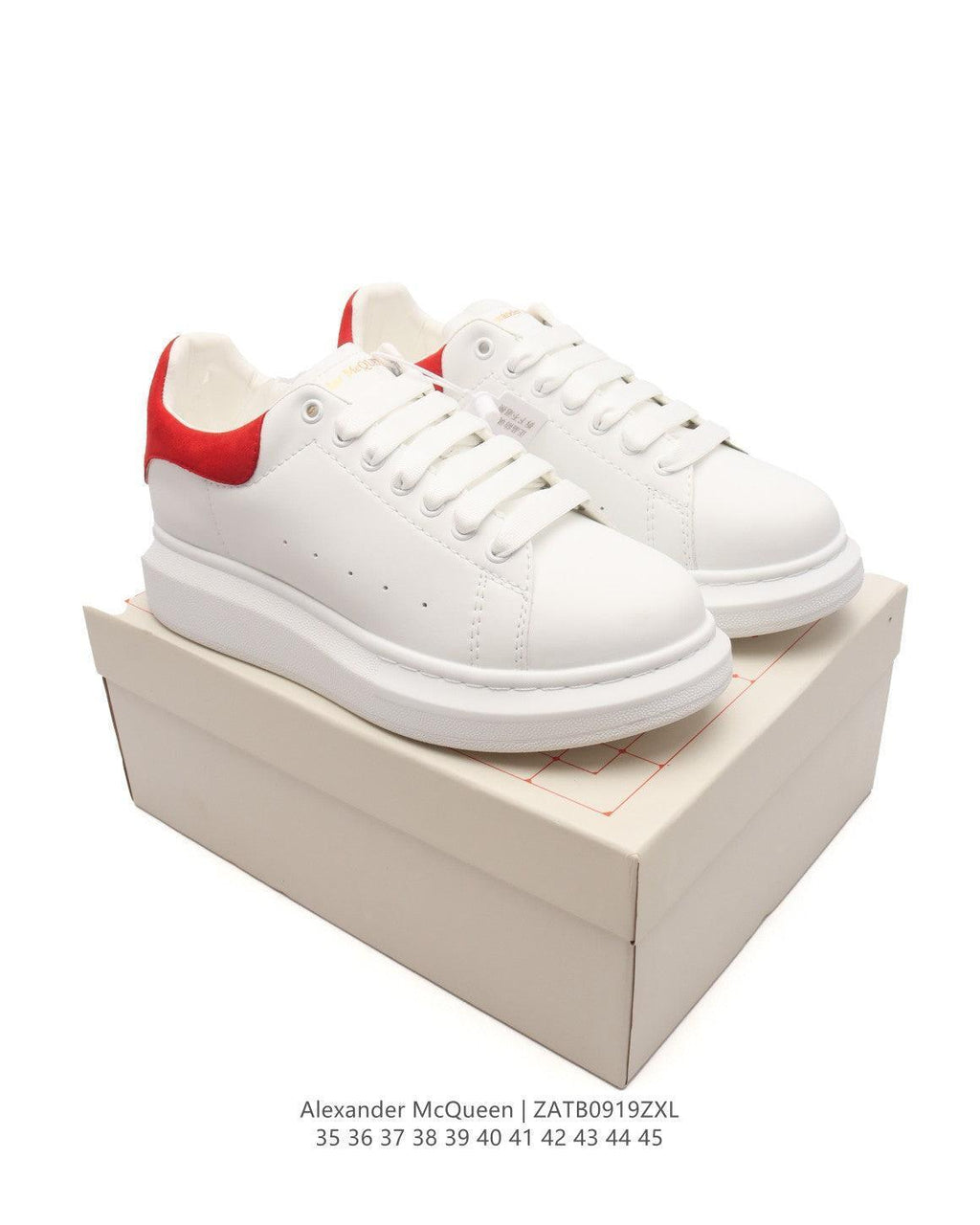 Alexander McQueen Sneakers 'White & Red' Banlieue91