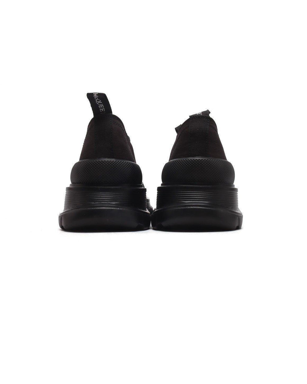 Alexander McQueen Women Tread Slick lace-up Sneakers 'Black'