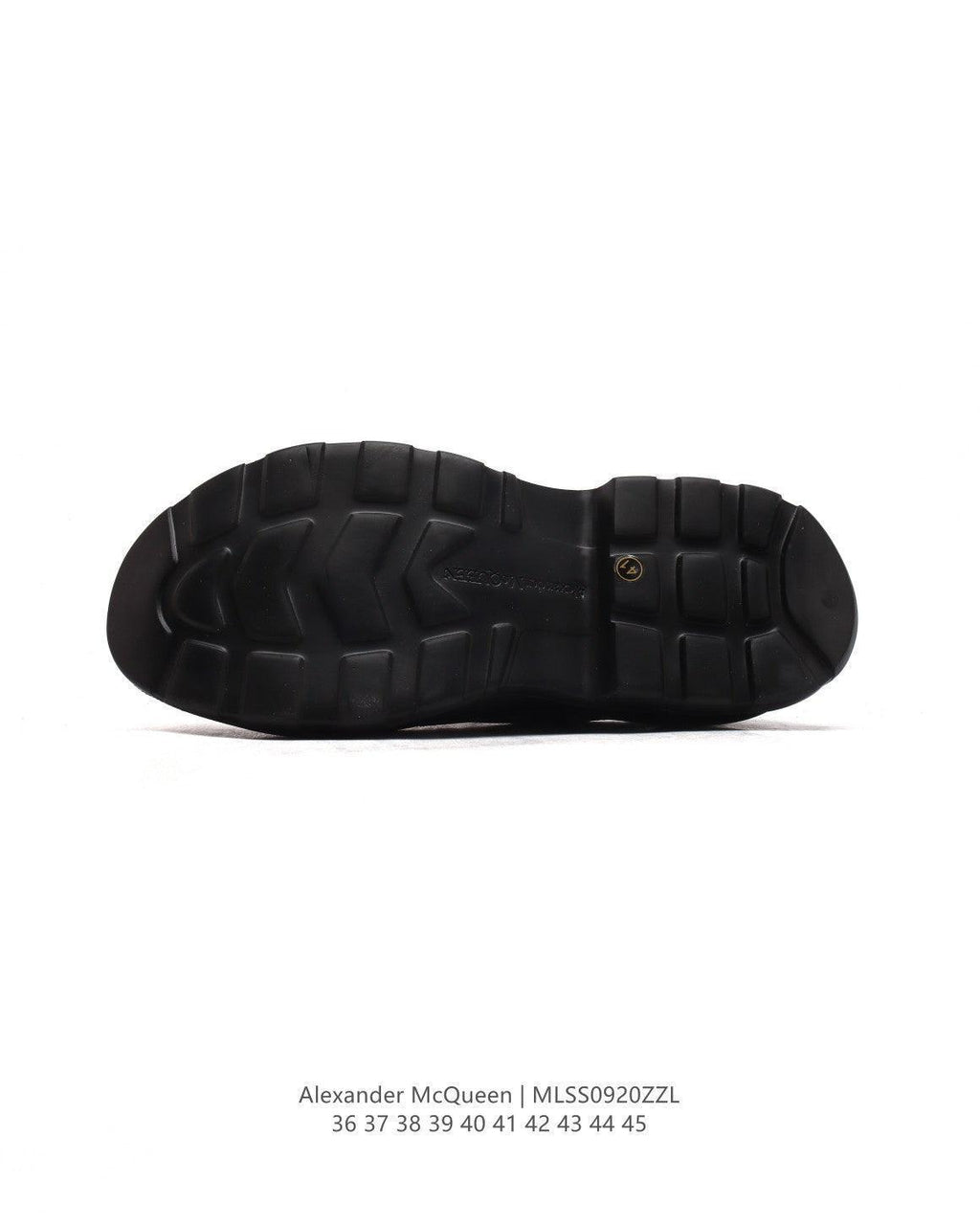 Alexander McQueen Women Tread Slick lace-up Sneakers 'Black'