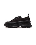 Alexander McQueen Women Tread Slick lace-up Sneakers 'Black'