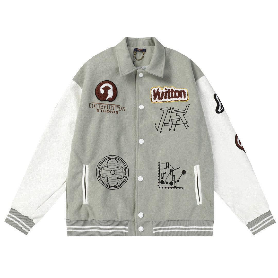 LOUIS VUITTON X KIDSUPER STUDIOS - VARSITY JACKET Banlieue91