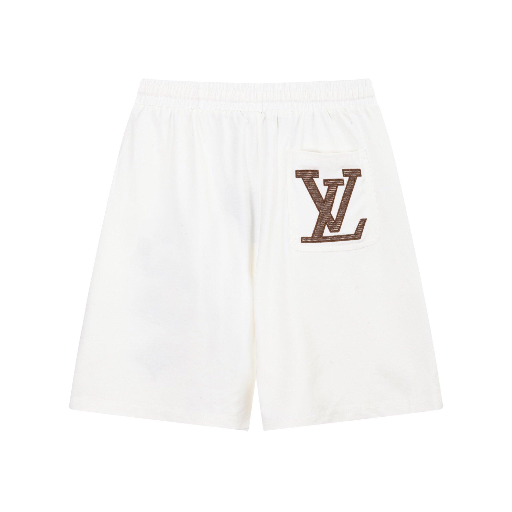 Louis Vuitton Sport Short Pant 'White' Banlieue91