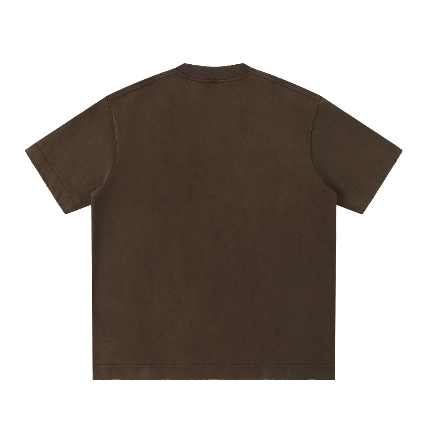 Heavyweight Vintage Washed Frayed T-Shirt