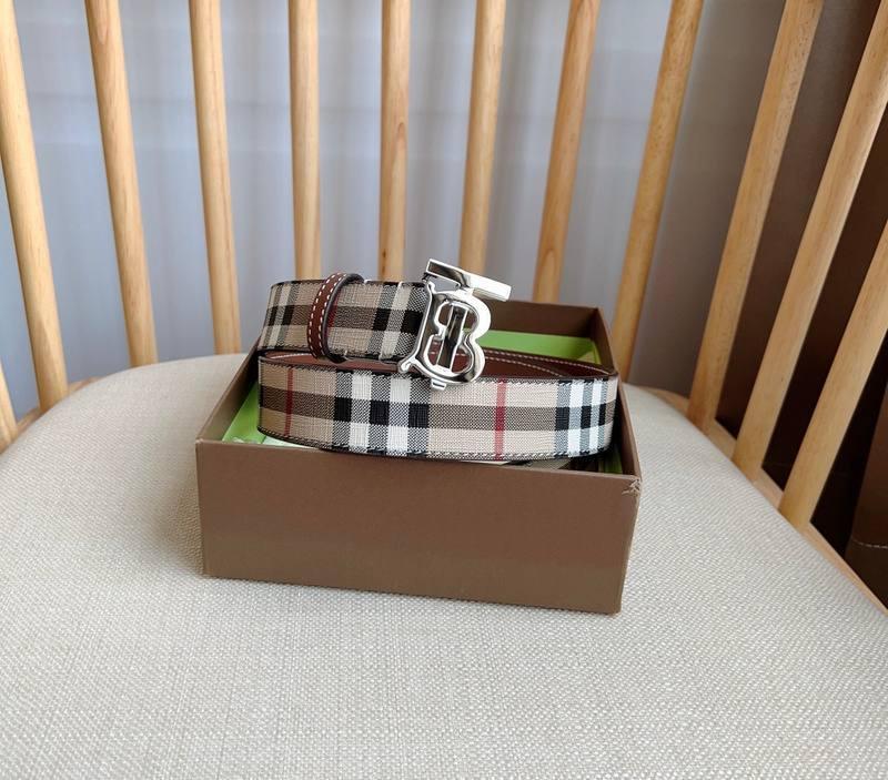 Burberry TB Belt E-Canvas & Leather Vintage Banlieue91