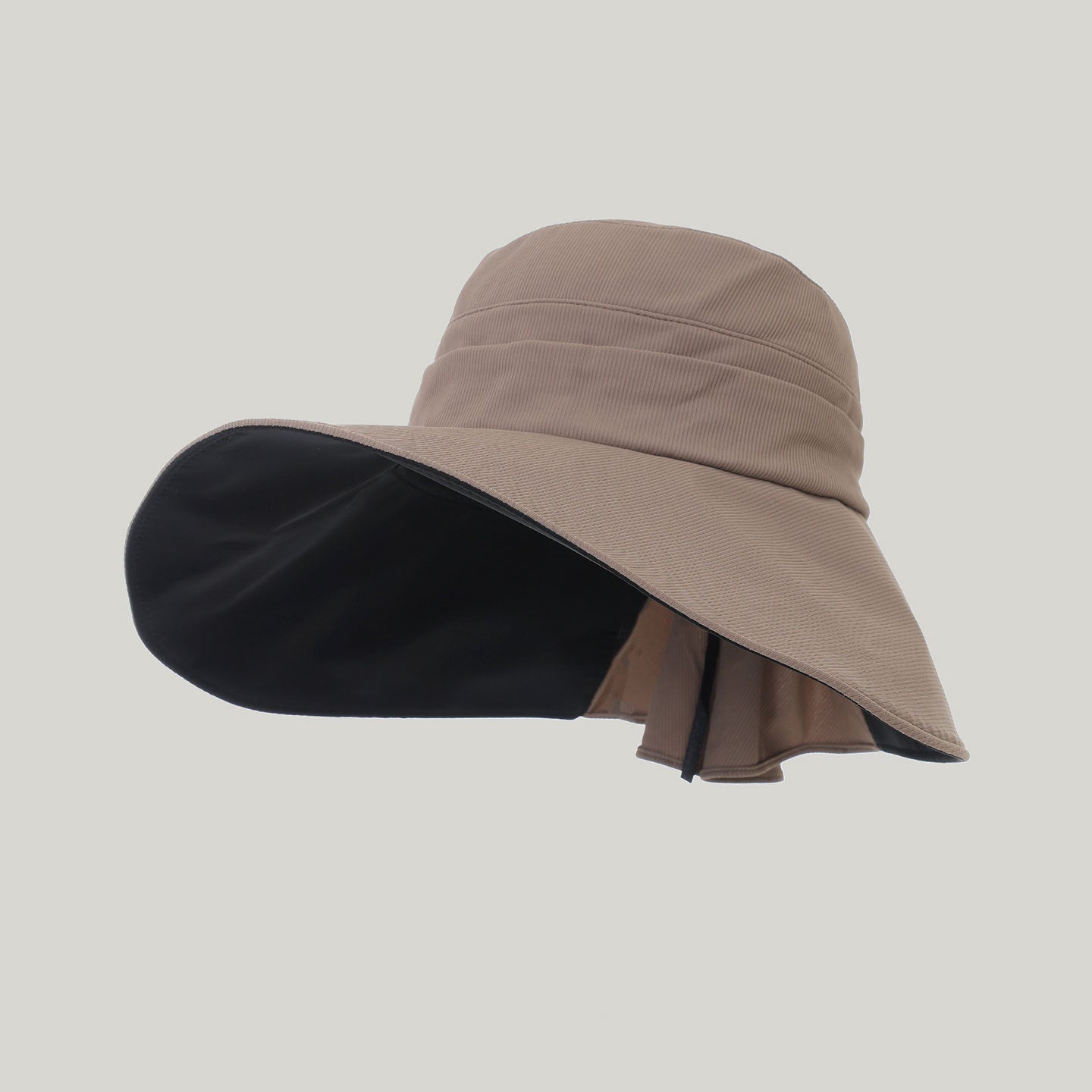 Women's Wide-Brim Striped Sun Hat | Lightweight Outdoor UV Protection FitiqueFit