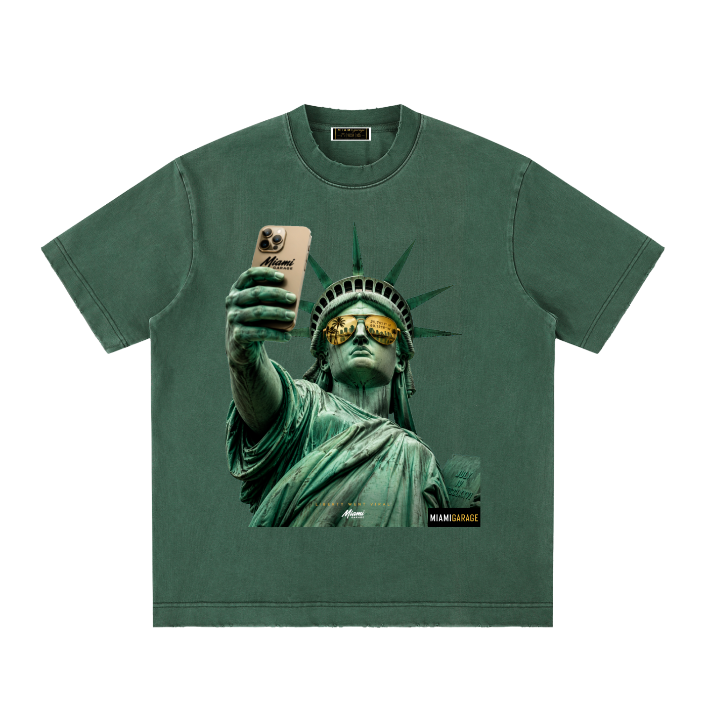 Heavyweight Vintage Washed Frayed T-Shirt