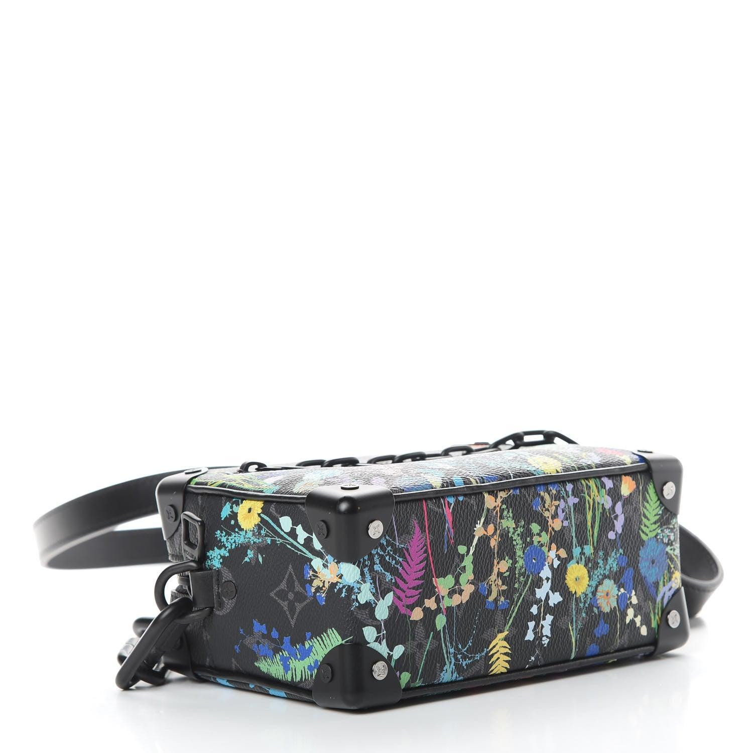 Louis Vuitton Monogram Eclipse Flower Print Mini Soft Trunk Women's Bag Banlieue91