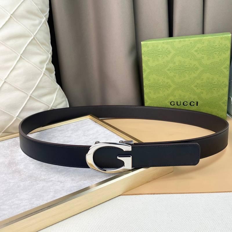 GUCCI Embellished coated-canvas and leather belt 'Black' Banlieue91