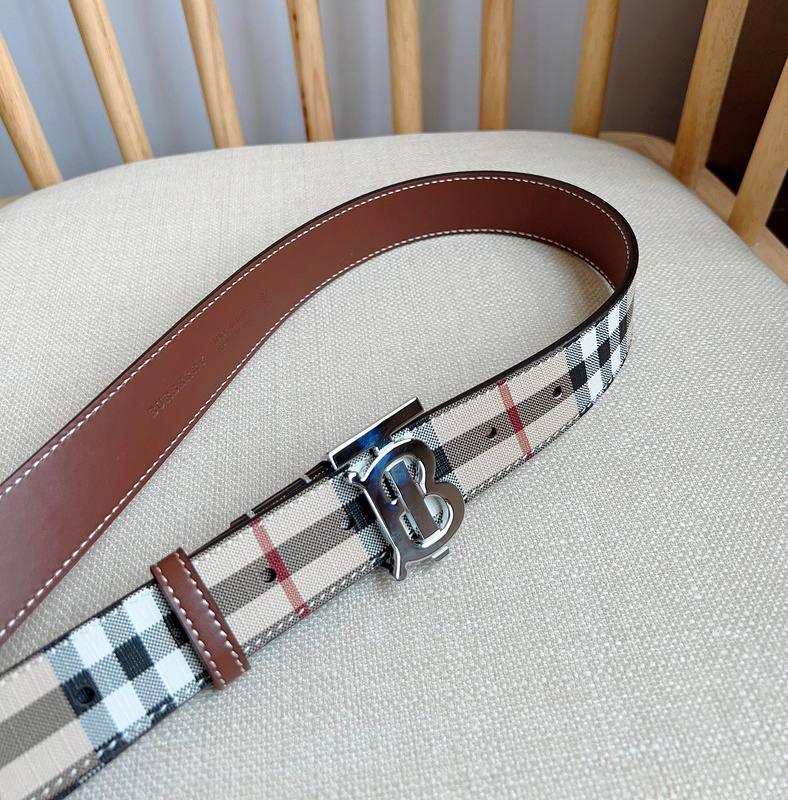 Burberry TB Belt E-Canvas & Leather Vintage Banlieue91