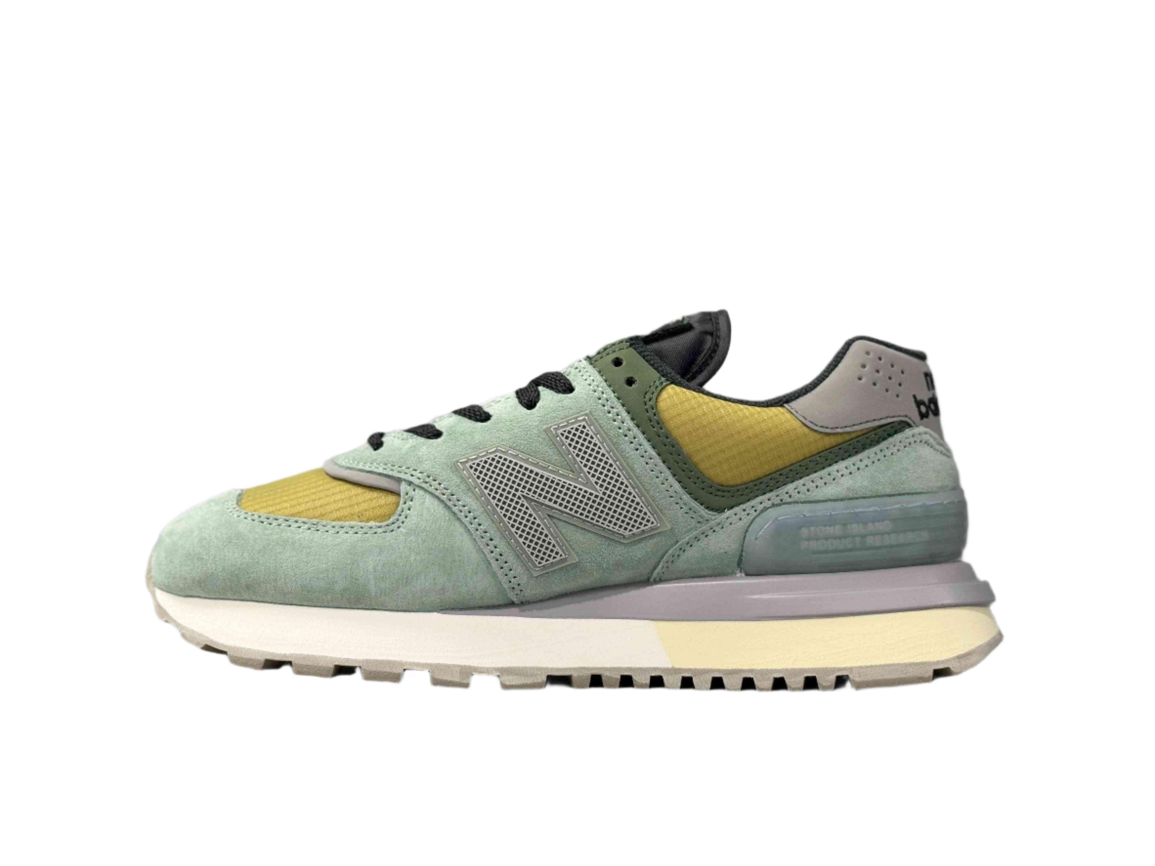 New Balance 574 Legacy Stone Island Light Green Banlieue91