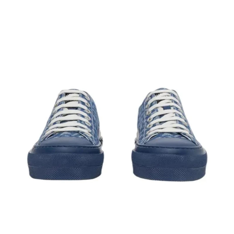 Burberry Low Top Skateboard Shoes 'Denim Blue' Banlieue91