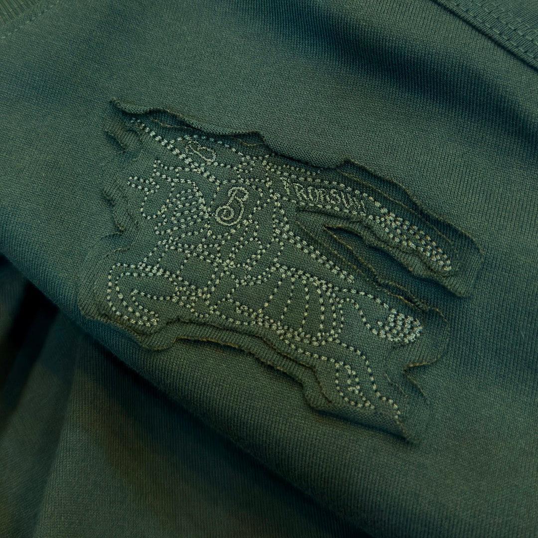 Burberry T-Shirt Without Collar 'Green' Banlieue91