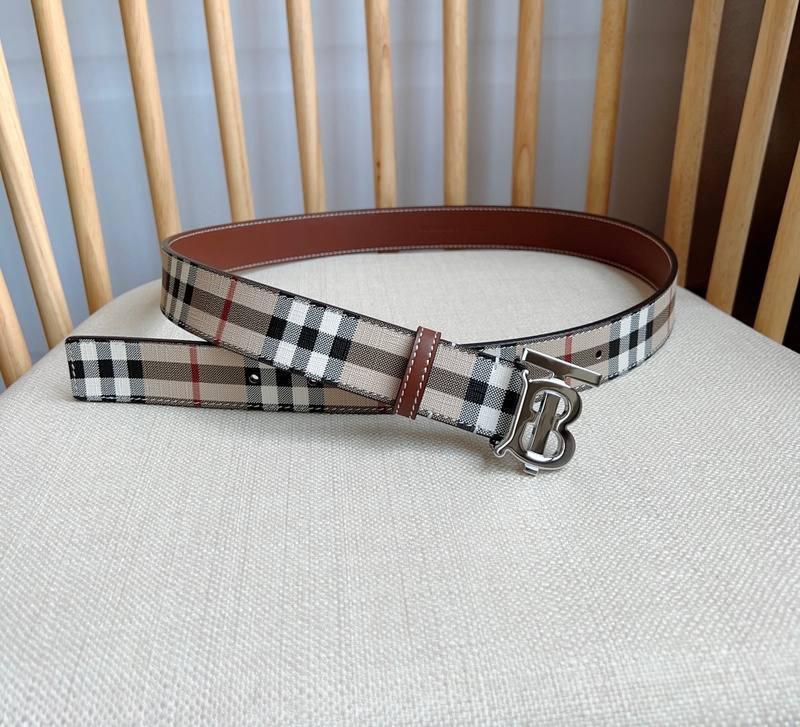 Burberry TB Belt E-Canvas & Leather Vintage Banlieue91