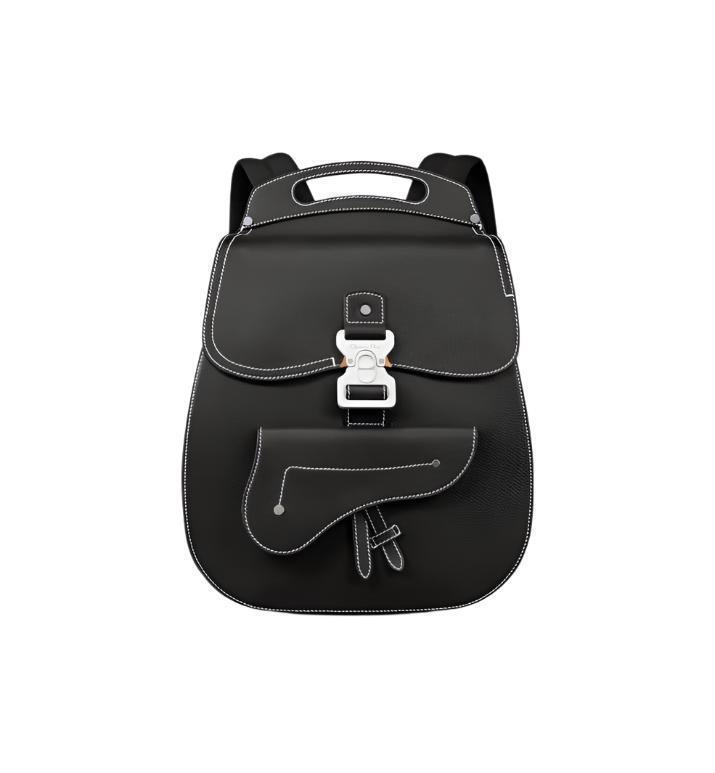Dior Gallop Sling Bag Black Grained Calfskin Banlieue91