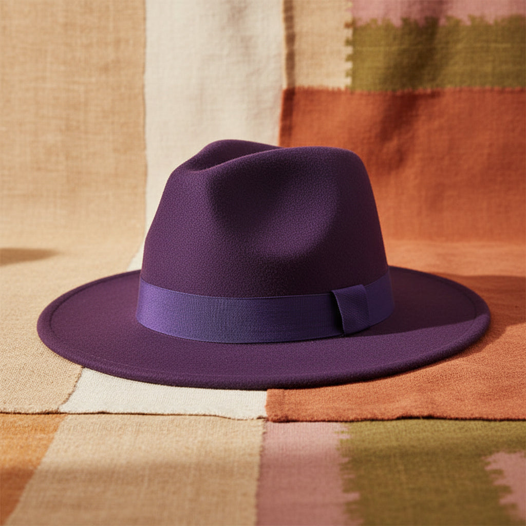 Wide Brim Bell Crown Wool Hat – Unisex Sun & Warmth Hat FitiqueFit
