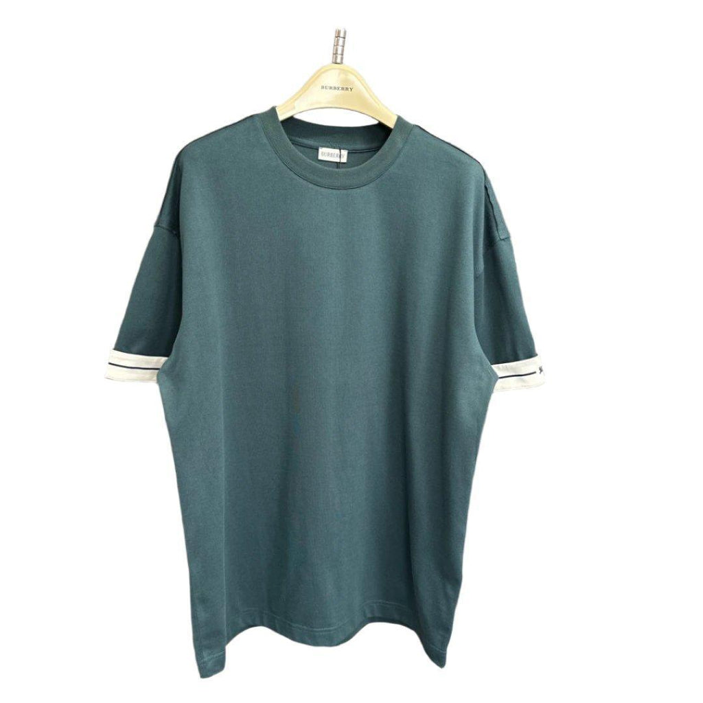 Burberry Green T-Shirt Without Collar Banlieue91