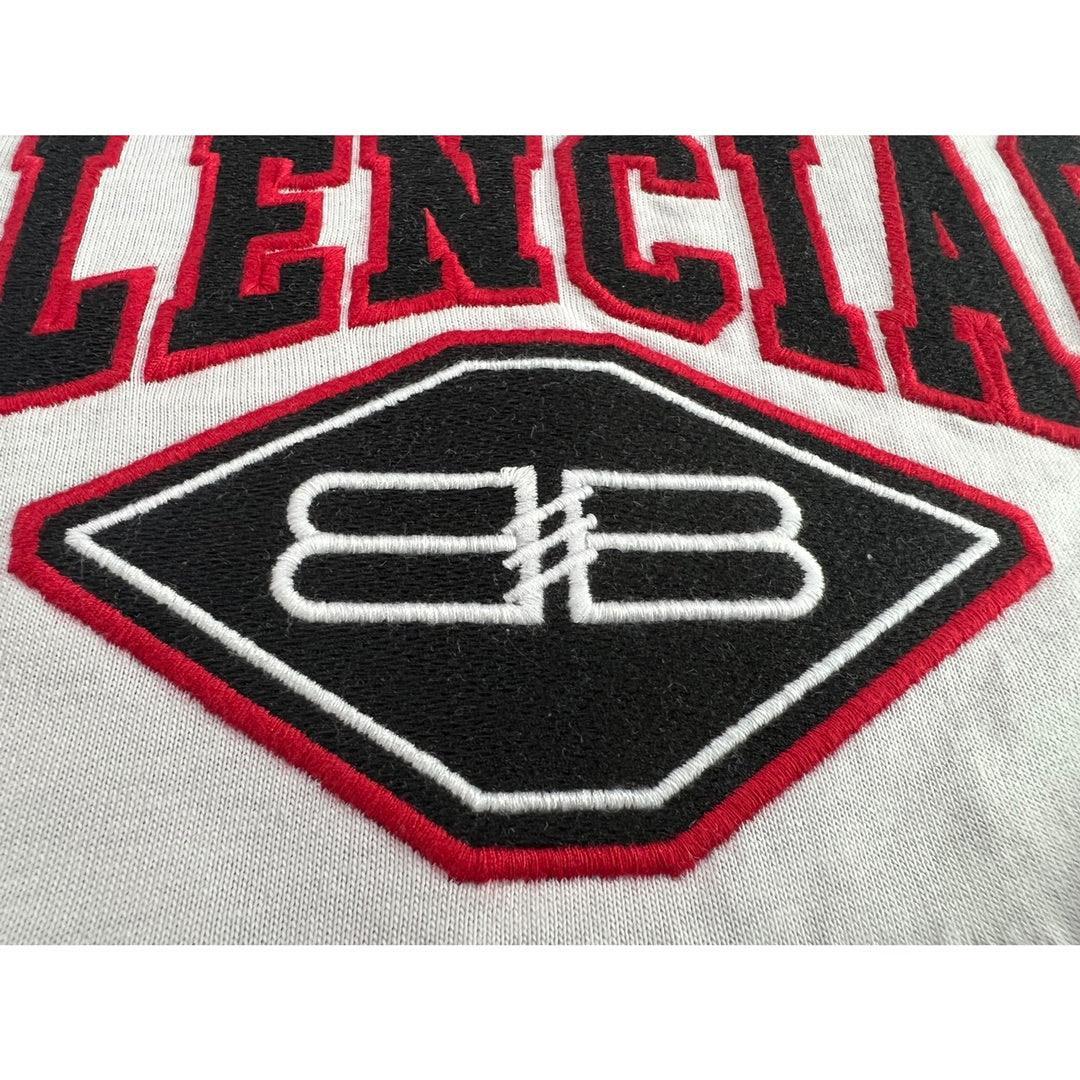 Balenciaga Cream T-Shirt Without Collar Banlieue91