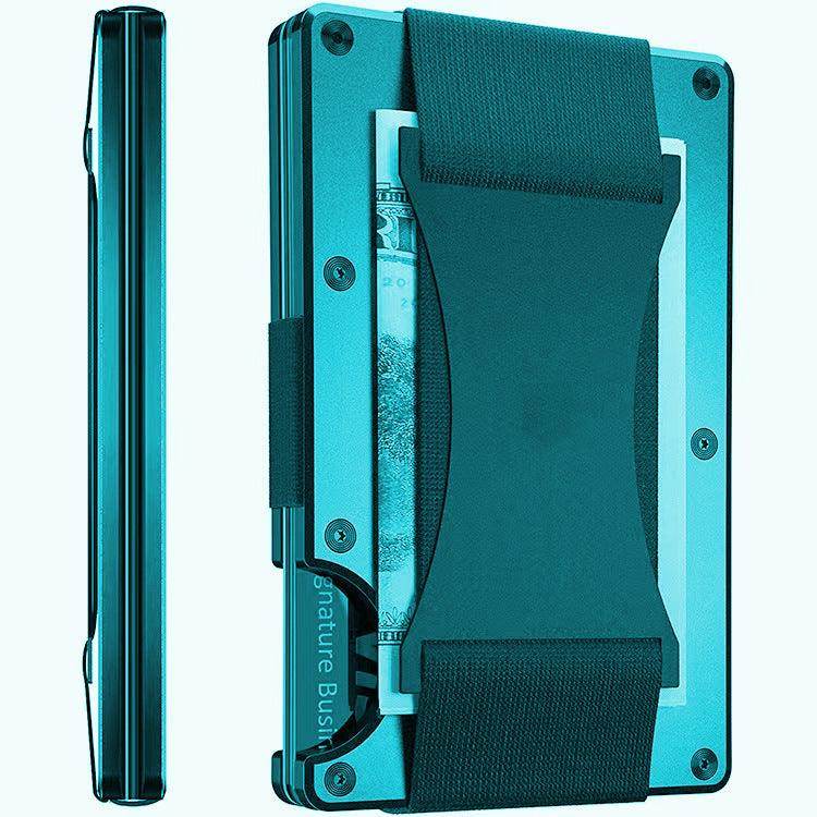 Carbon Fiber Wallet - RFID Blocking Metal Card Holder SmartPursue™