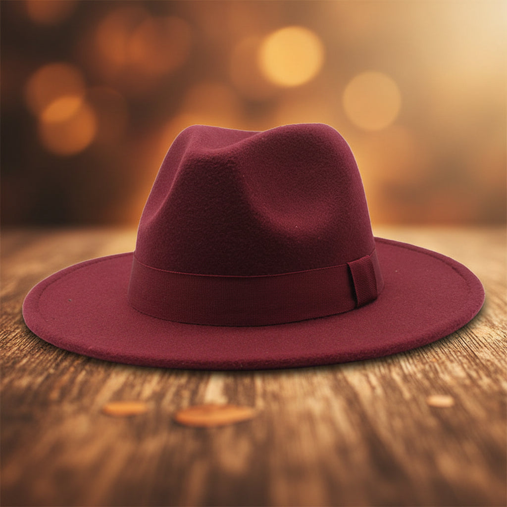 Wide Brim Bell Crown Wool Hat – Unisex Sun & Warmth Hat FitiqueFit