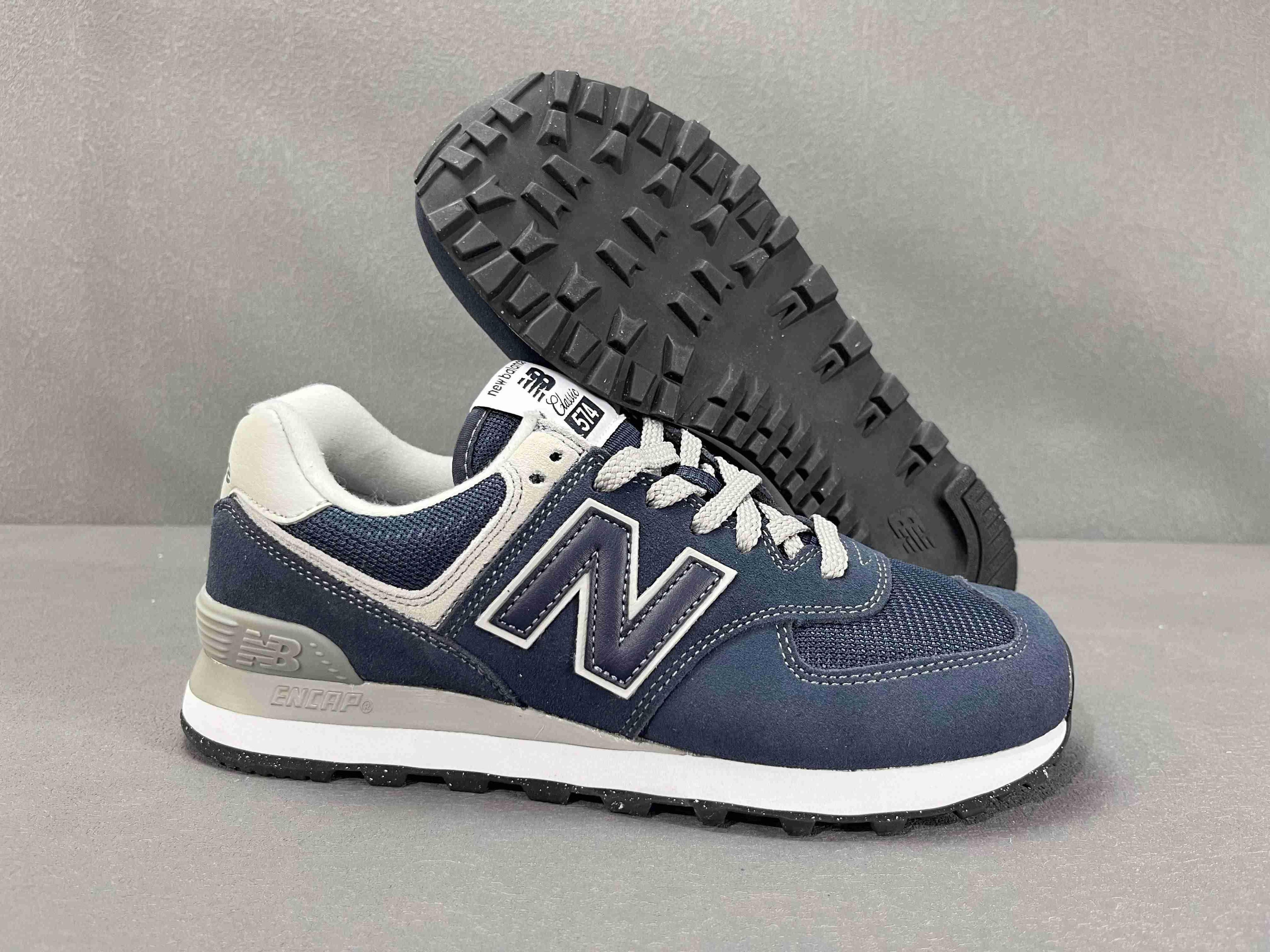 New Balance 574 Navy White Banlieue91