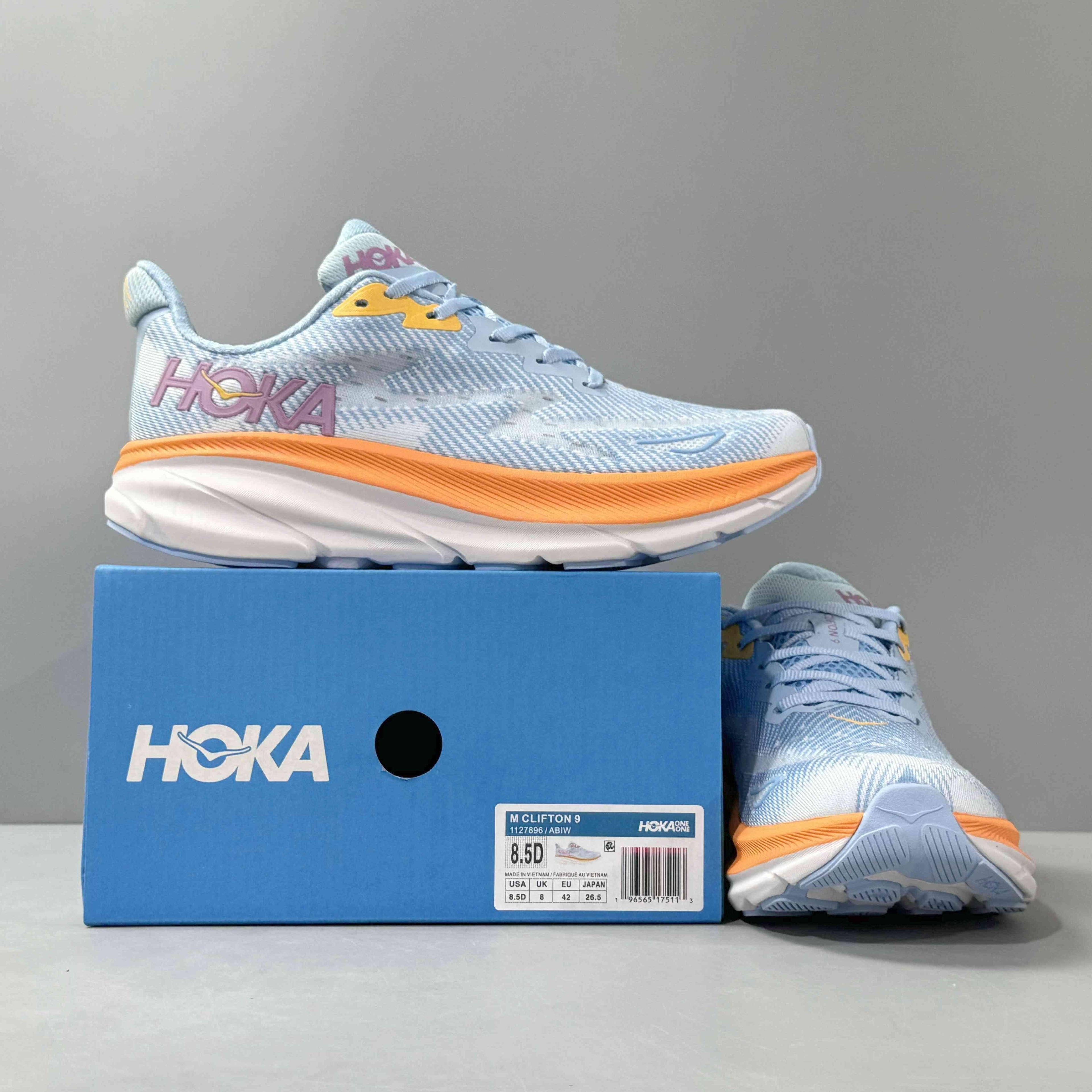 Hoka One One Clifton 9 'Airy Blue' Banlieue91