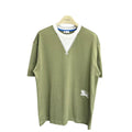 Burberry T-Shirt Without Collar 'Green & White' Banlieue91