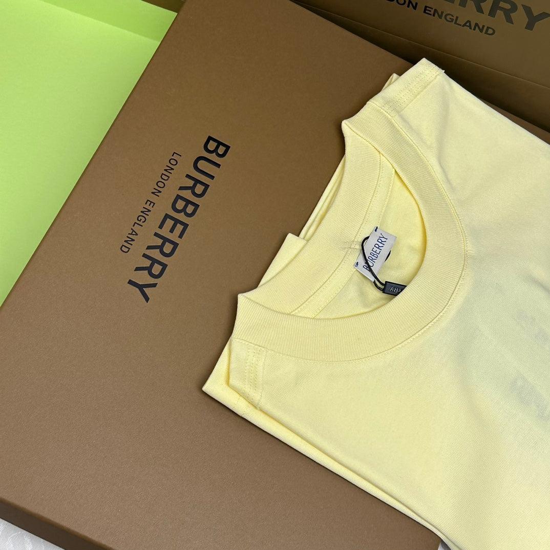 Burberry Yellow T-Shirt Without Collar Banlieue91
