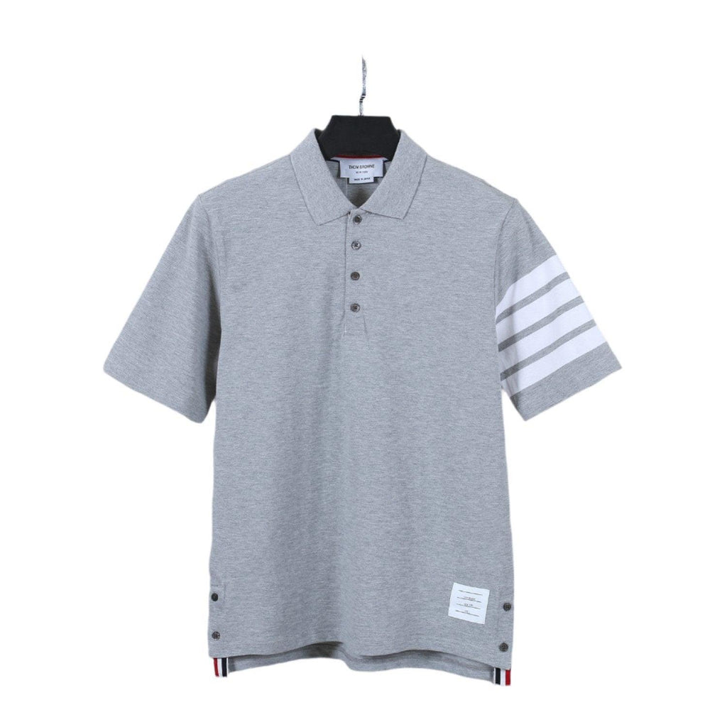 Thom Browne Grey T-Shirt with Collar Banlieue91
